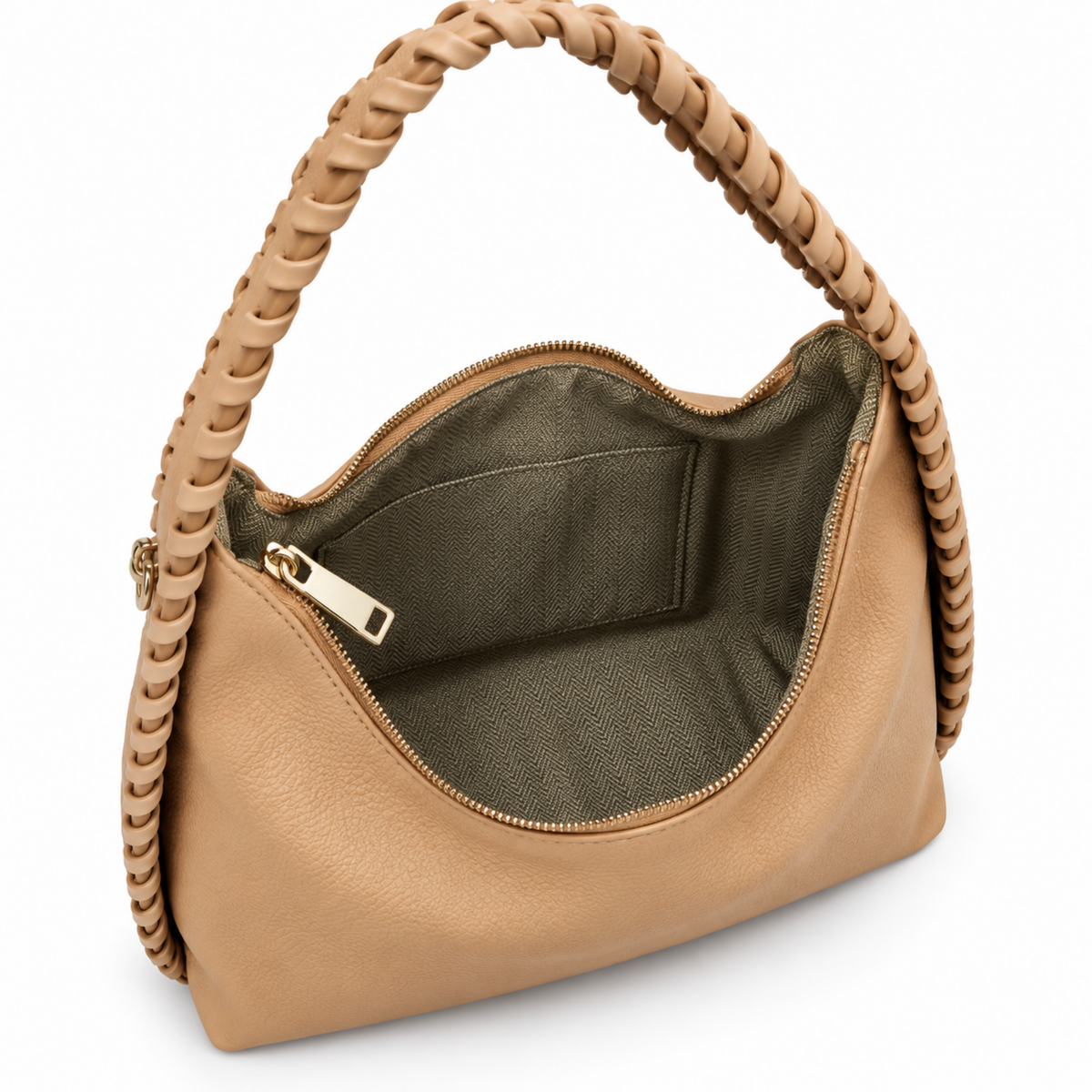 Caramel Grid Handbags