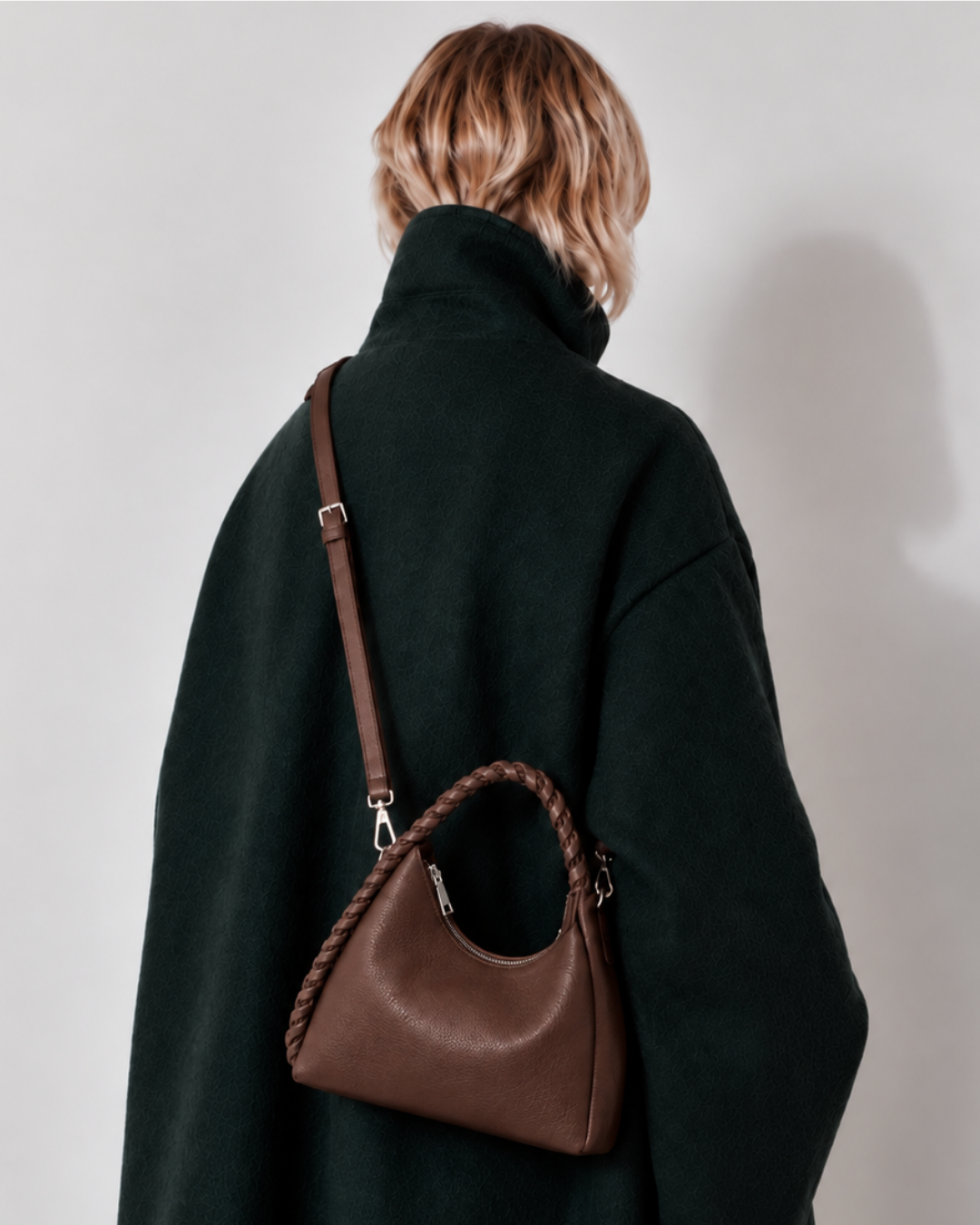 Caramel Grid Handbags