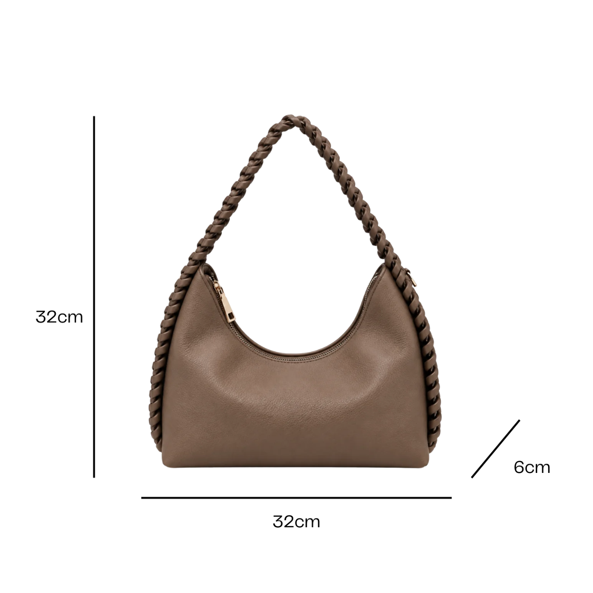 Caramel Grid Handbags