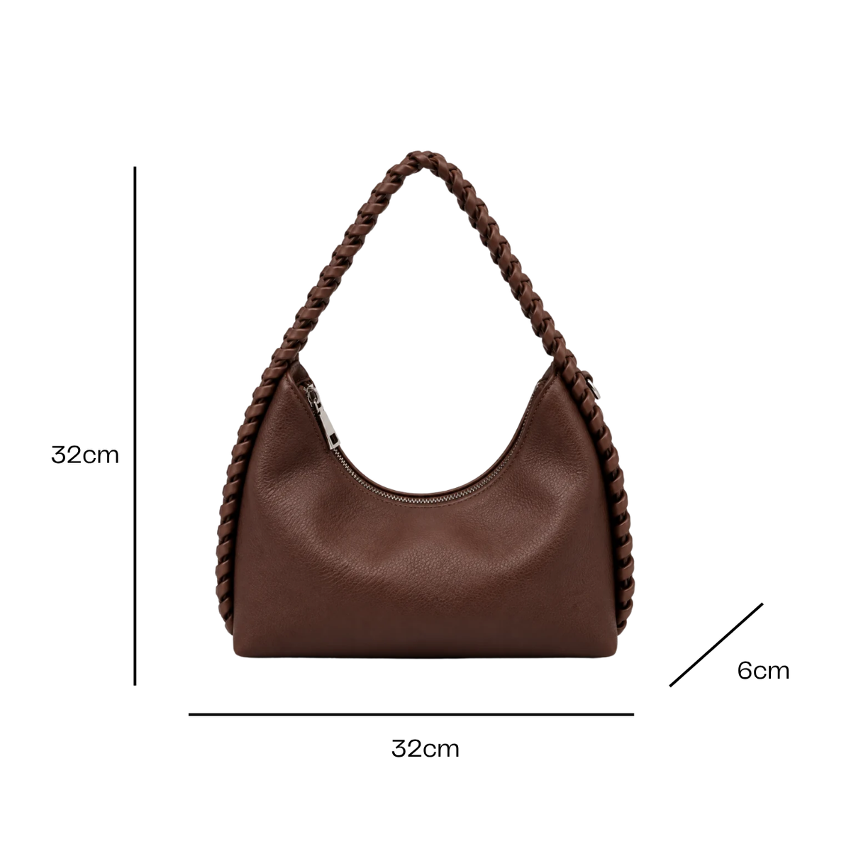 Caramel Grid Handbags