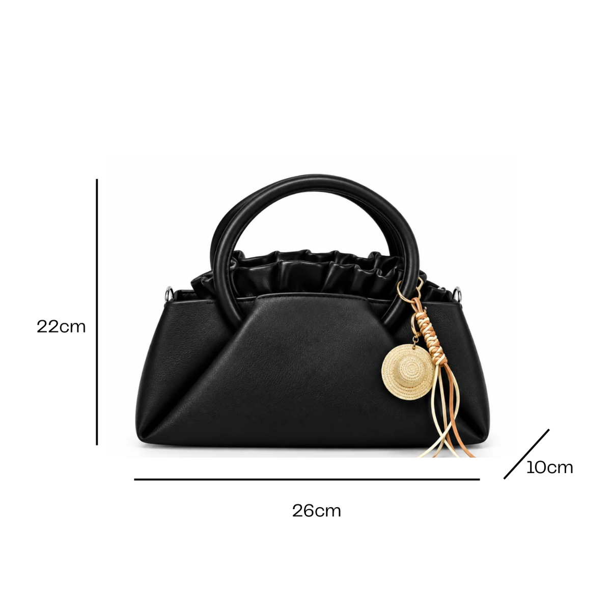 Cinnamon swirls handbag