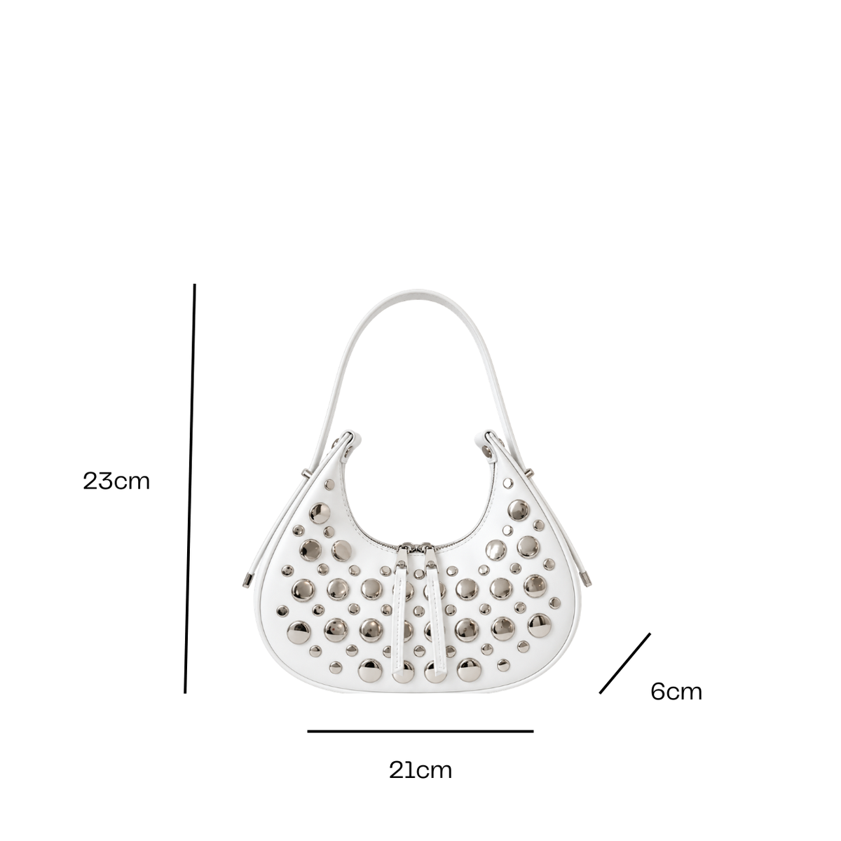 Moon Dune Studded Baguette
