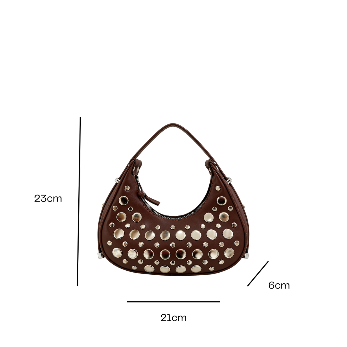 Moon Dune Studded Baguette