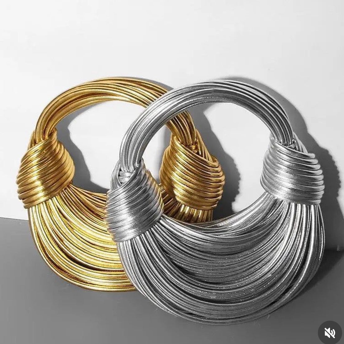 Runway Ready Knot Bags (Metallic)