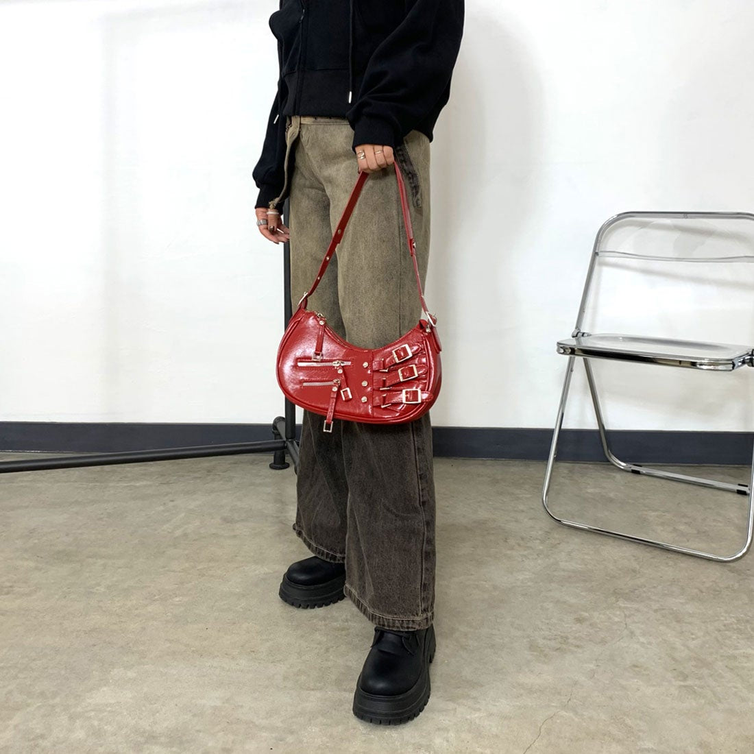 Strapped in Love Y2K Baguettes