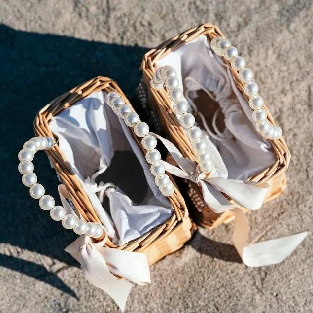 She said "YES" Rattan Bags