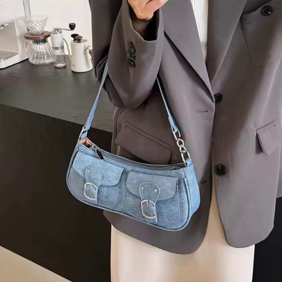Juicy Pocket Denim Y2K Baguettes