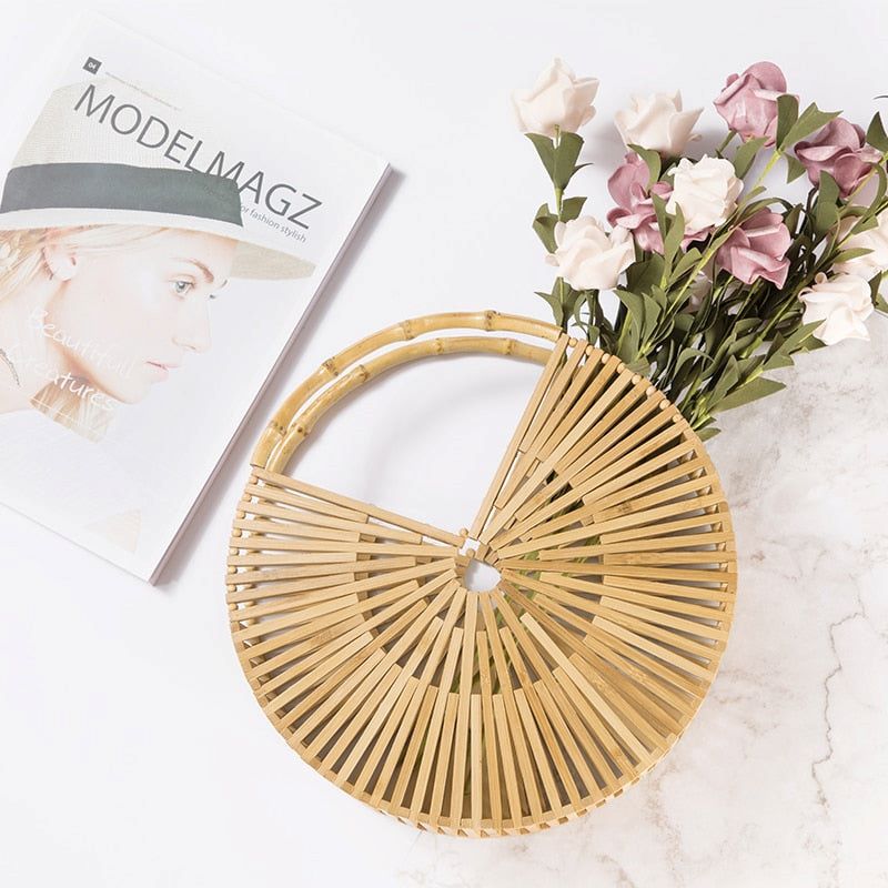 Bayside Babe Rattan Bag