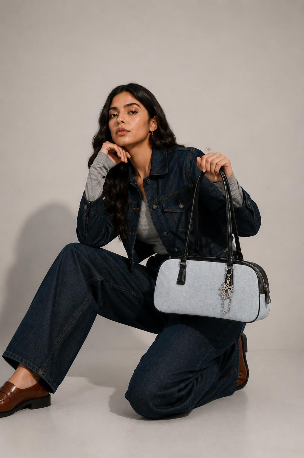 Denim Blues Handbags