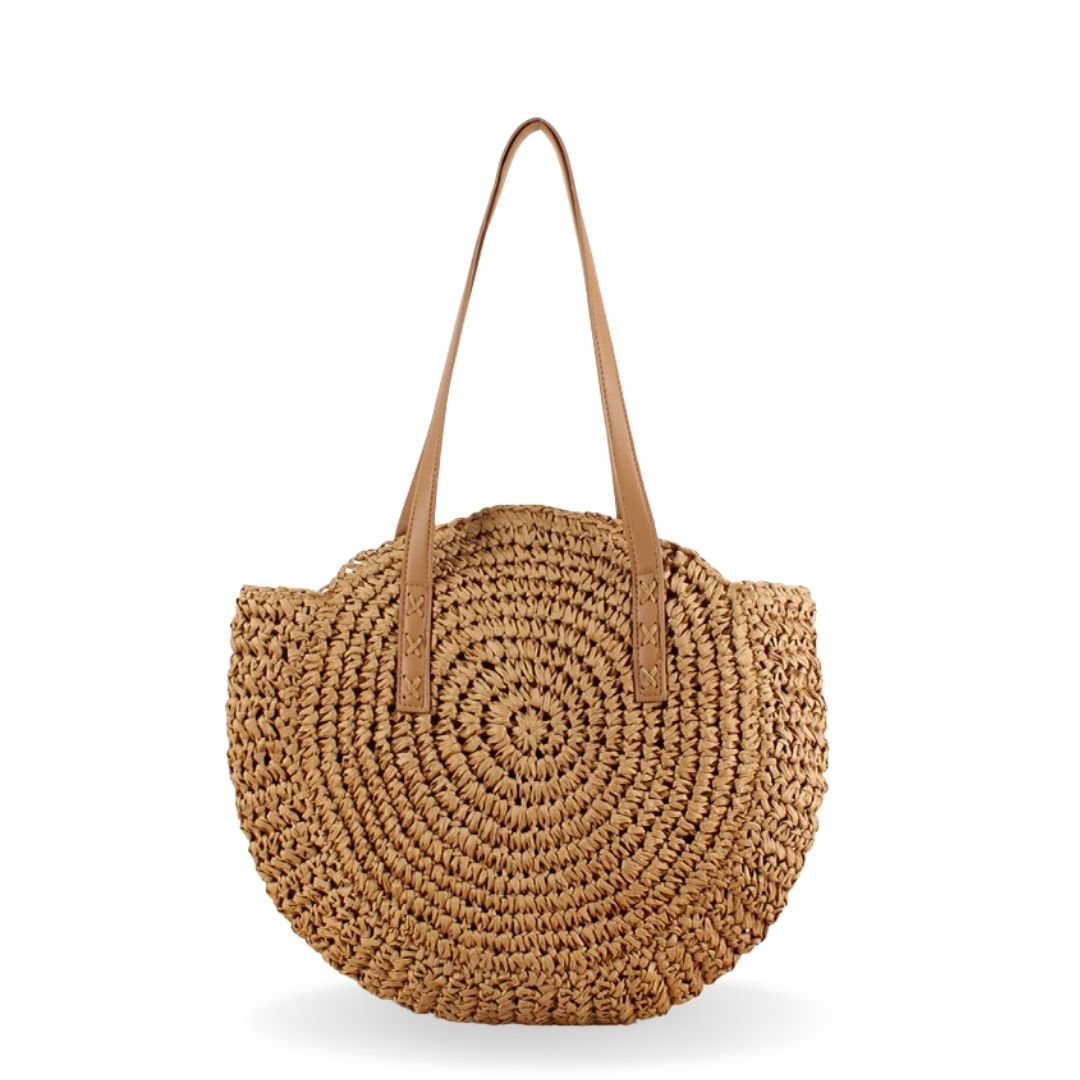 Sand-Kissed Rattan Totes