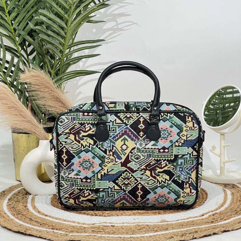 Geometric Gifs Laptop Bag