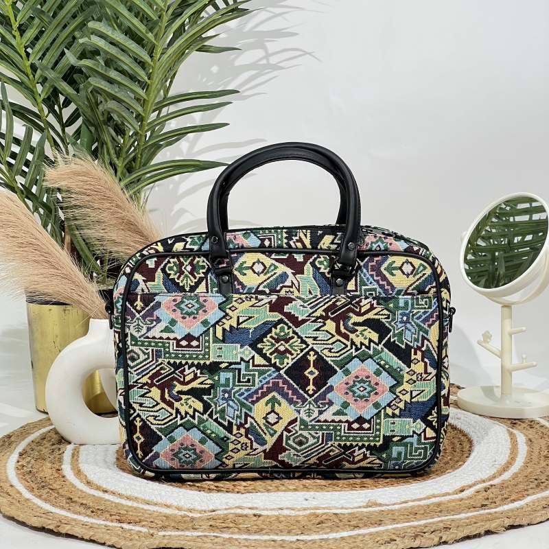 Geometric Gifs Laptop Bag