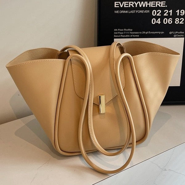 Adele Solid Medium Handbags