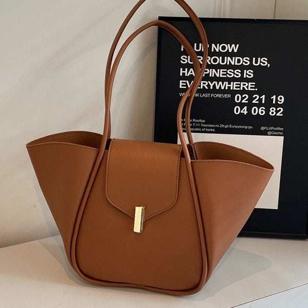 Adele Solid Medium Handbags