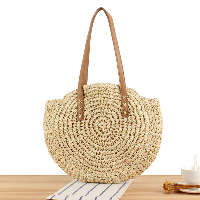 Sand-Kissed Rattan Totes