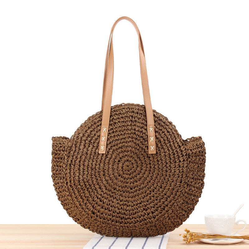 Sand-Kissed Rattan Totes