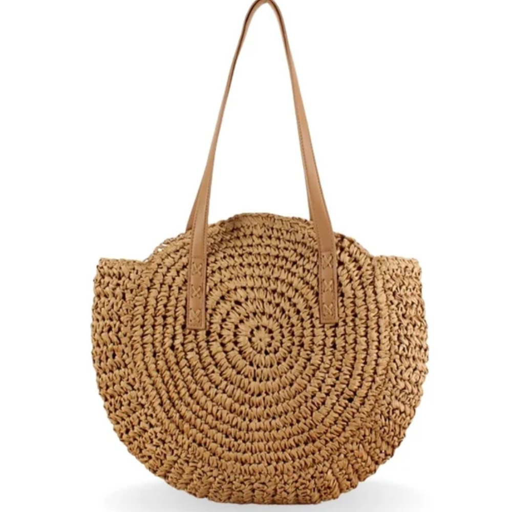 Sand-Kissed Rattan Totes